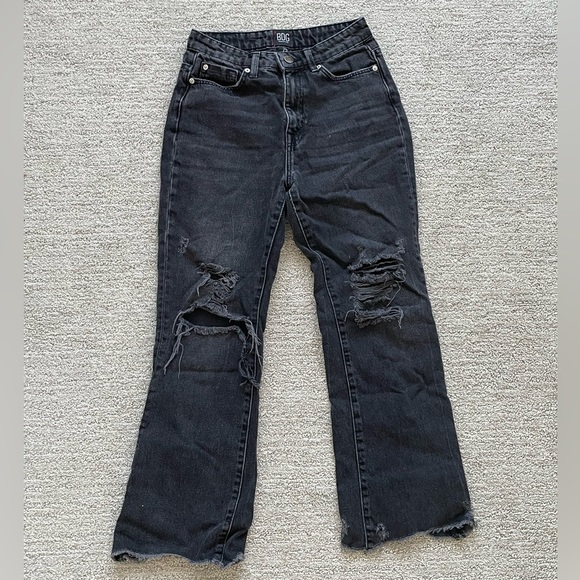 Urban Outfitters Denim - Urban Outfitters Jeans High Rise Flare Ripped Denim Casual Summer Y2K Grunge
